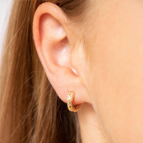 9K Solid Gold Earrings