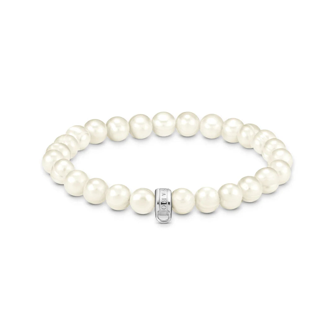THOMAS SABO CHARM BRACELET With Freshwater Cultured Pearls