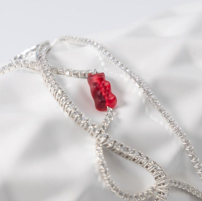 Thomas Sabo Haribo Red Bear Tennis Bracelet