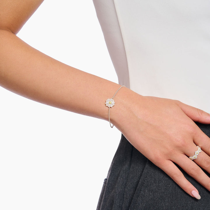 THOMAS SABO Lovely Daisy Bracelet in Silver