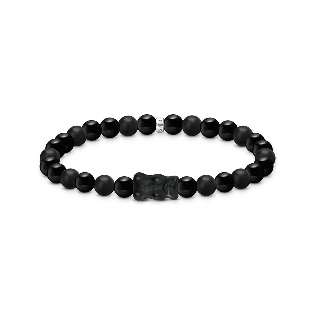 THOMAS SABO Bead Bracelet with Black Goldbear