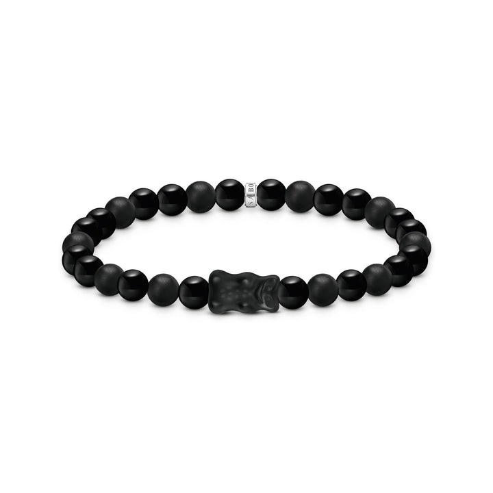 THOMAS SABO Bead Bracelet with Black Goldbear