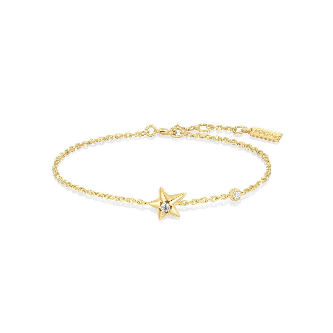 Ania Haie Gold Sparkling Star Bracelet