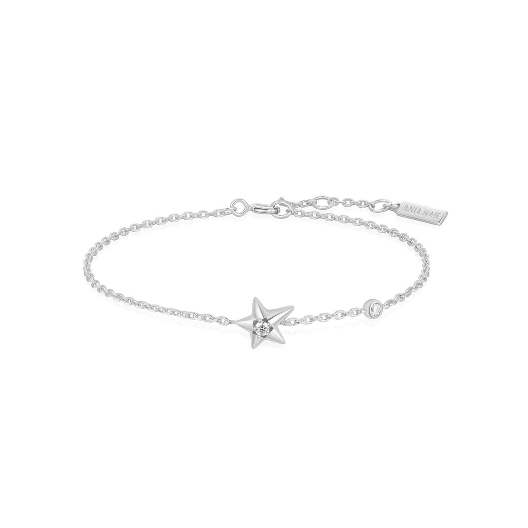 Ania Haie Silver Sparkling Star Bracelet