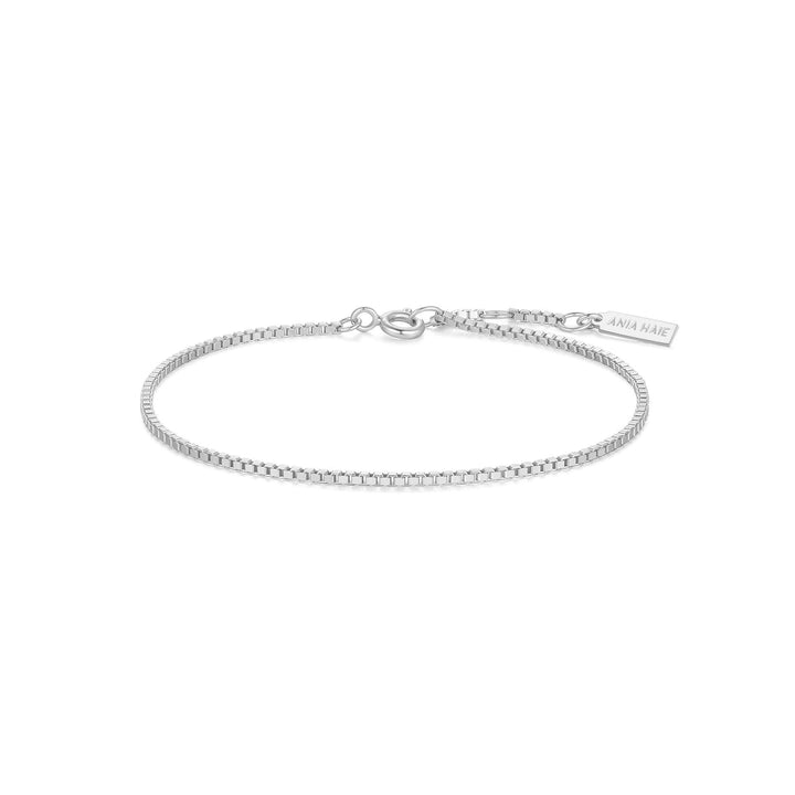 Ania Haie Silver Box Chain Bracelet