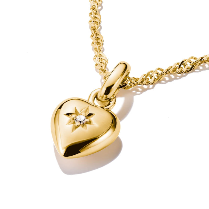 THOMAS SABO Connect Charm gold heart with star