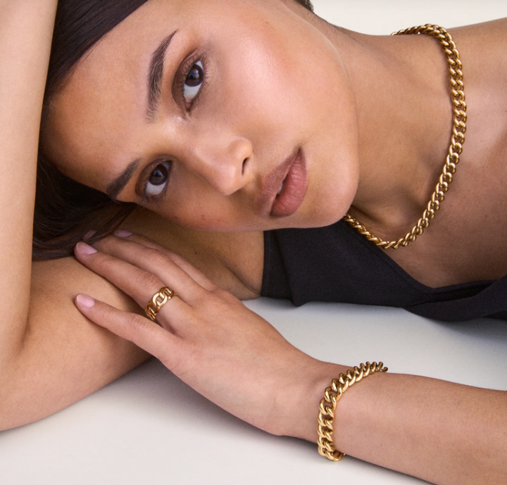DANIEL WELLINGTON Chunky Chain Bracelet Gold DW00400848