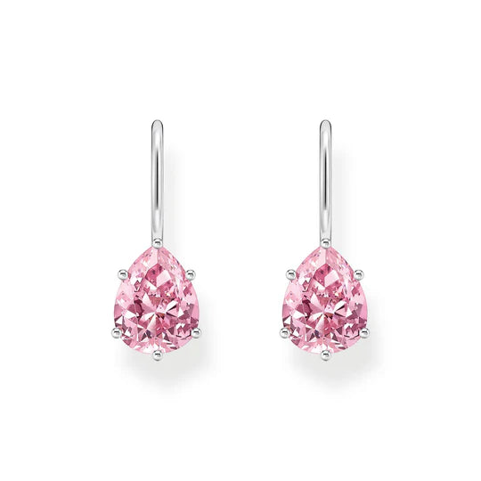 THOMAS SABO EARRINGS With Pink Drop-Shaped Zirconia TH2290P