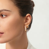 Ania Haie Gold Pave Arrow Hoop Earrings E051-05G