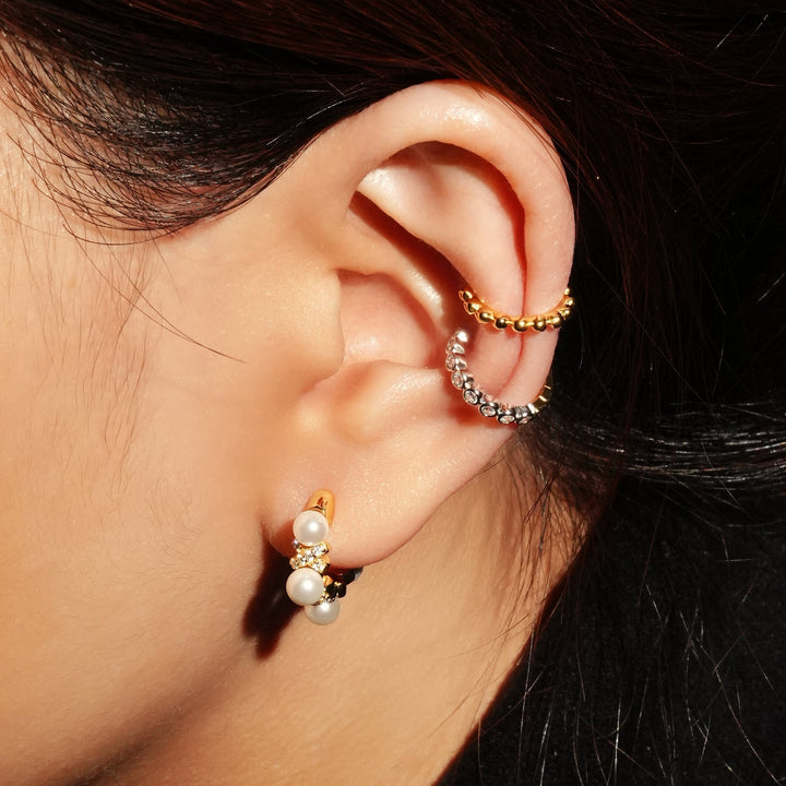 Ania Hiae Gold Beaded Ear Cuff