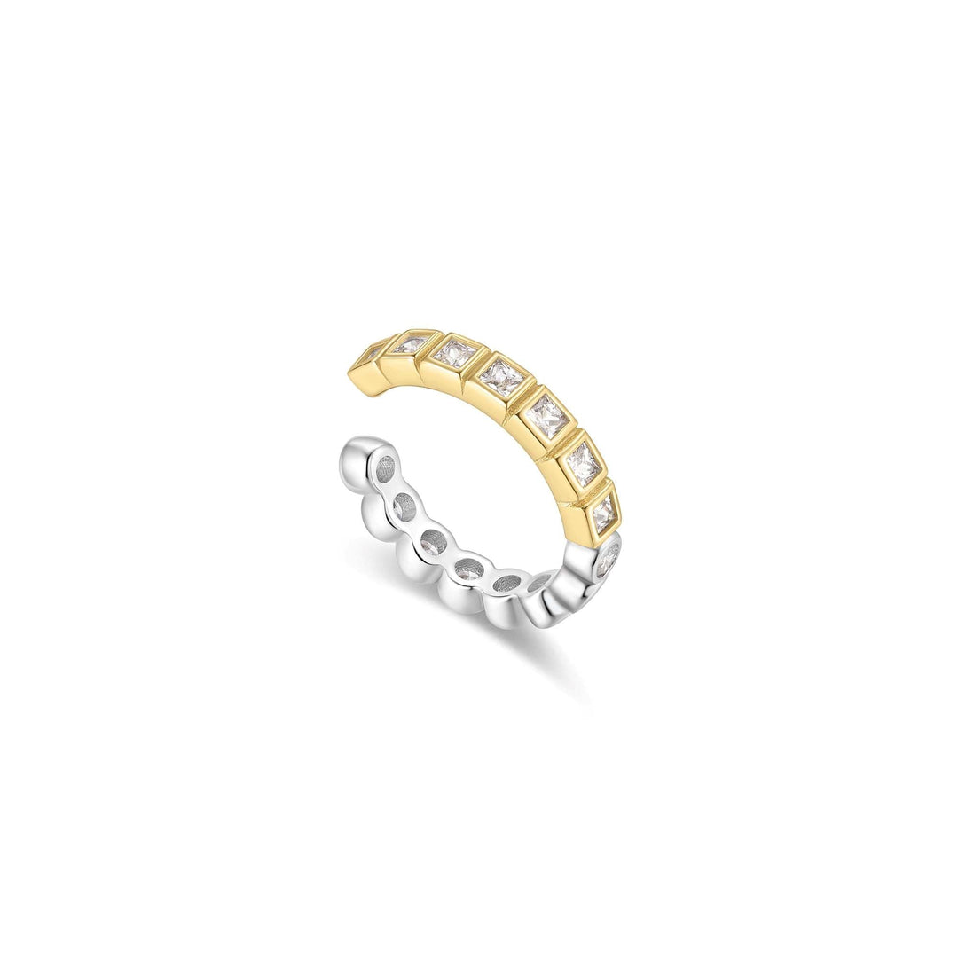 Ania Haie Two-Tone Bezel Ear Cuff