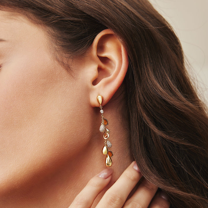 Ania Haie Gold Nano Gem Teardrop Cluster Earrings