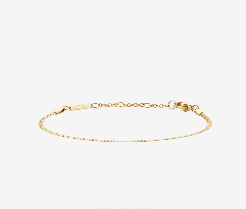 DANIEL WELLINGTON Flat Chain Bracelet Gold DW00400542