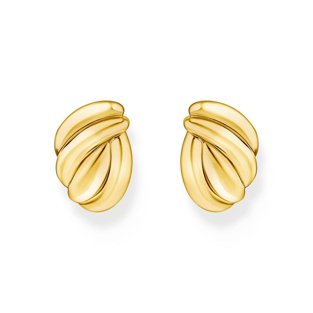 THOMAS SABO Organic shapes ear studs looped