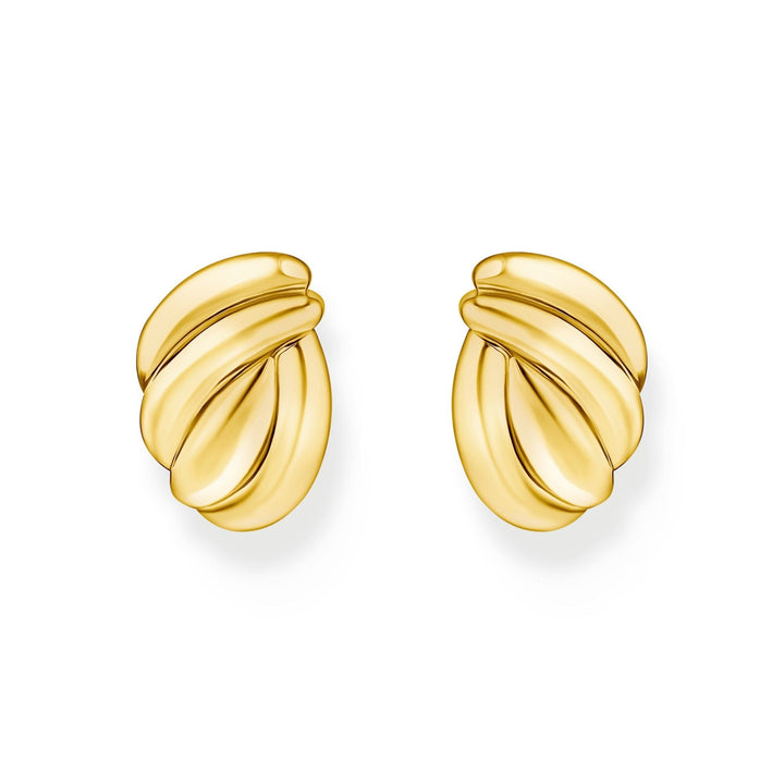THOMAS SABO Organic shapes ear studs looped