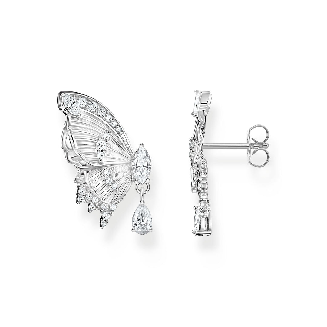 THOMAS SABO Butterfly Paradise Ear Studs in Silver