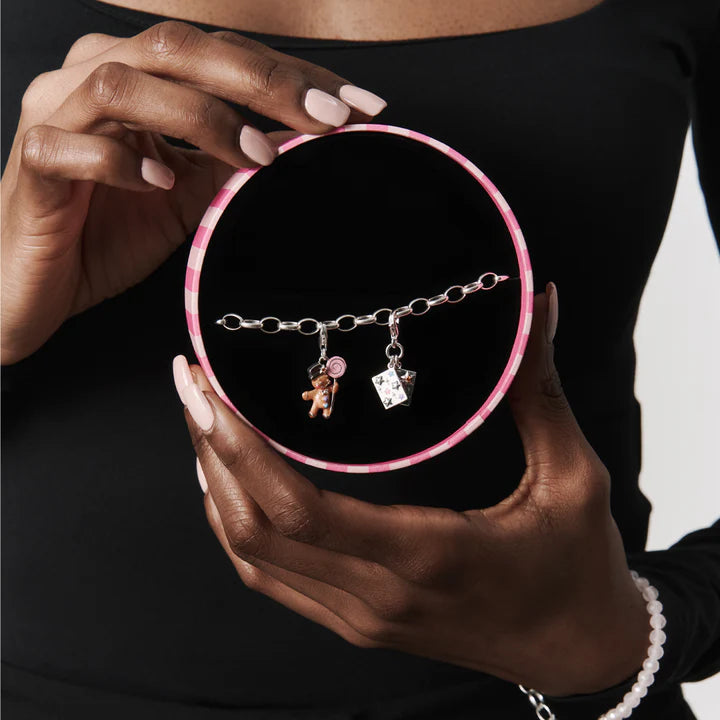 THOMAS SABO Silver Blackened Wish Upon A Star Letter Charm CC2061