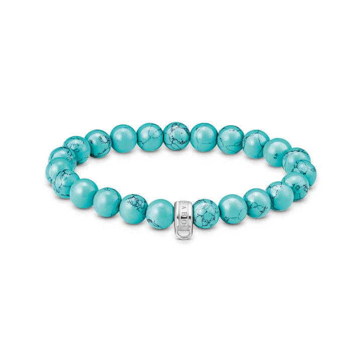 THOMAS SABO BRACELET WITH TURQUOISE BEADS