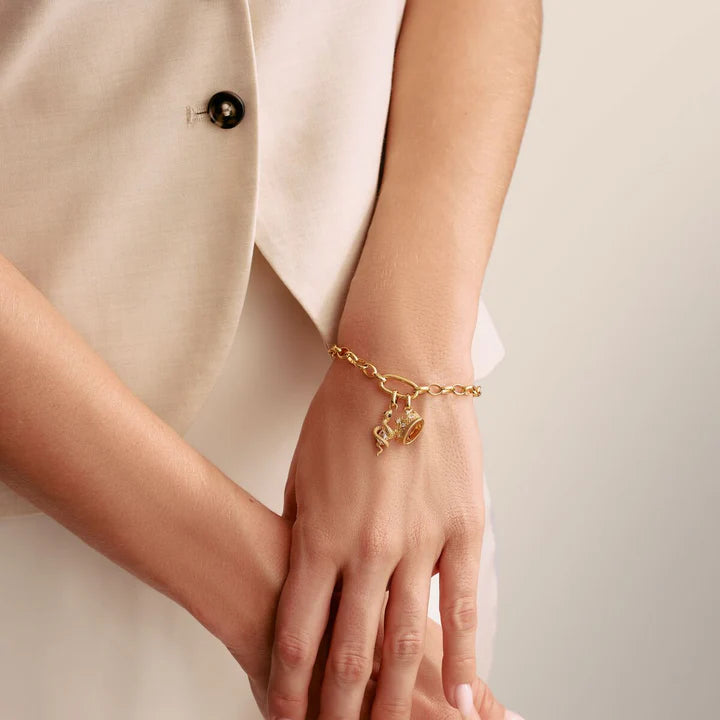 THOMAS SABO Connect Charm crown Gold