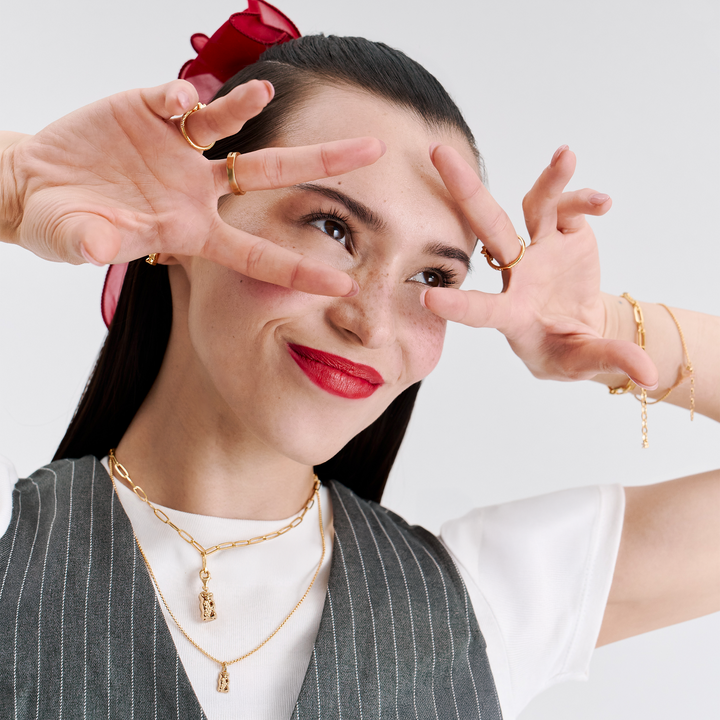 THOMAS SABO Necklace with Gold HARIBO goldbear