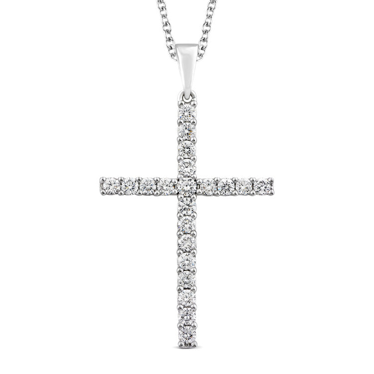 0.50ct Lab Grown Diamond Necklace in 9K White Gold