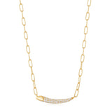 Ania Haie Gold Pave Bar Chain Necklace N051-01G