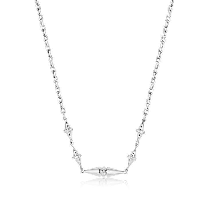 Ania Haie Silver Geometric Chain Necklace N053-04H