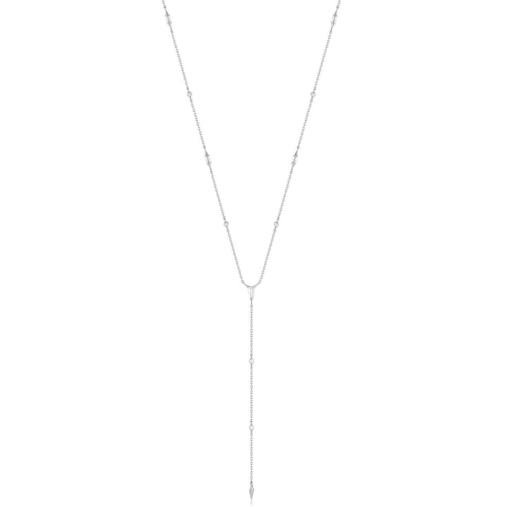 Ania Haie Silver Sparkle Point Y Necklace N053-05H