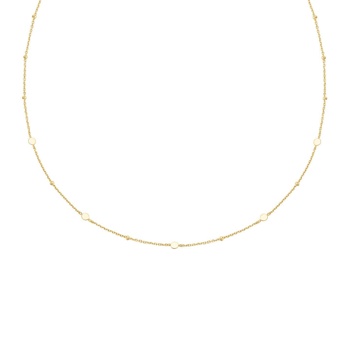 Ania Haie Gold Disc Station Necklace