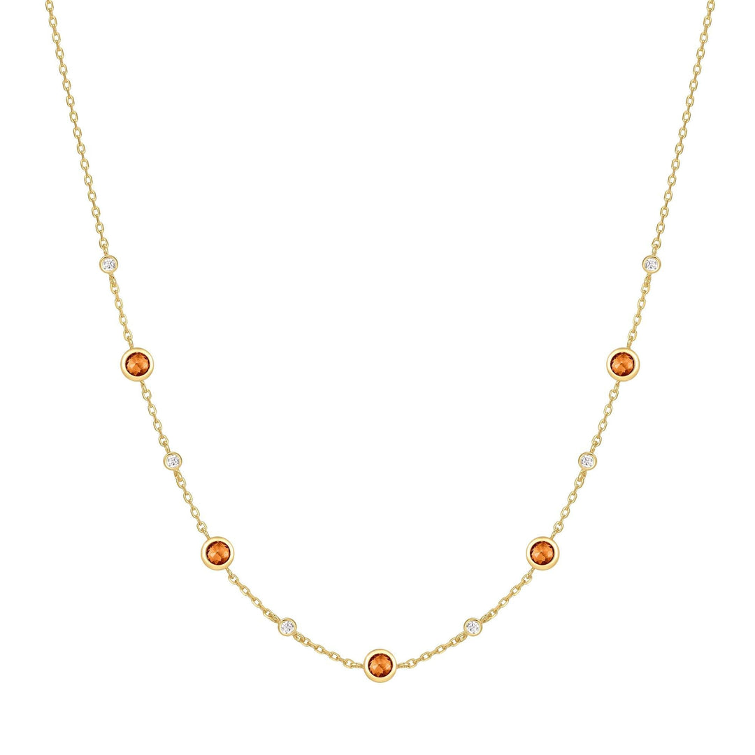 Ania Haie Gold Nano Gem Station Necklace