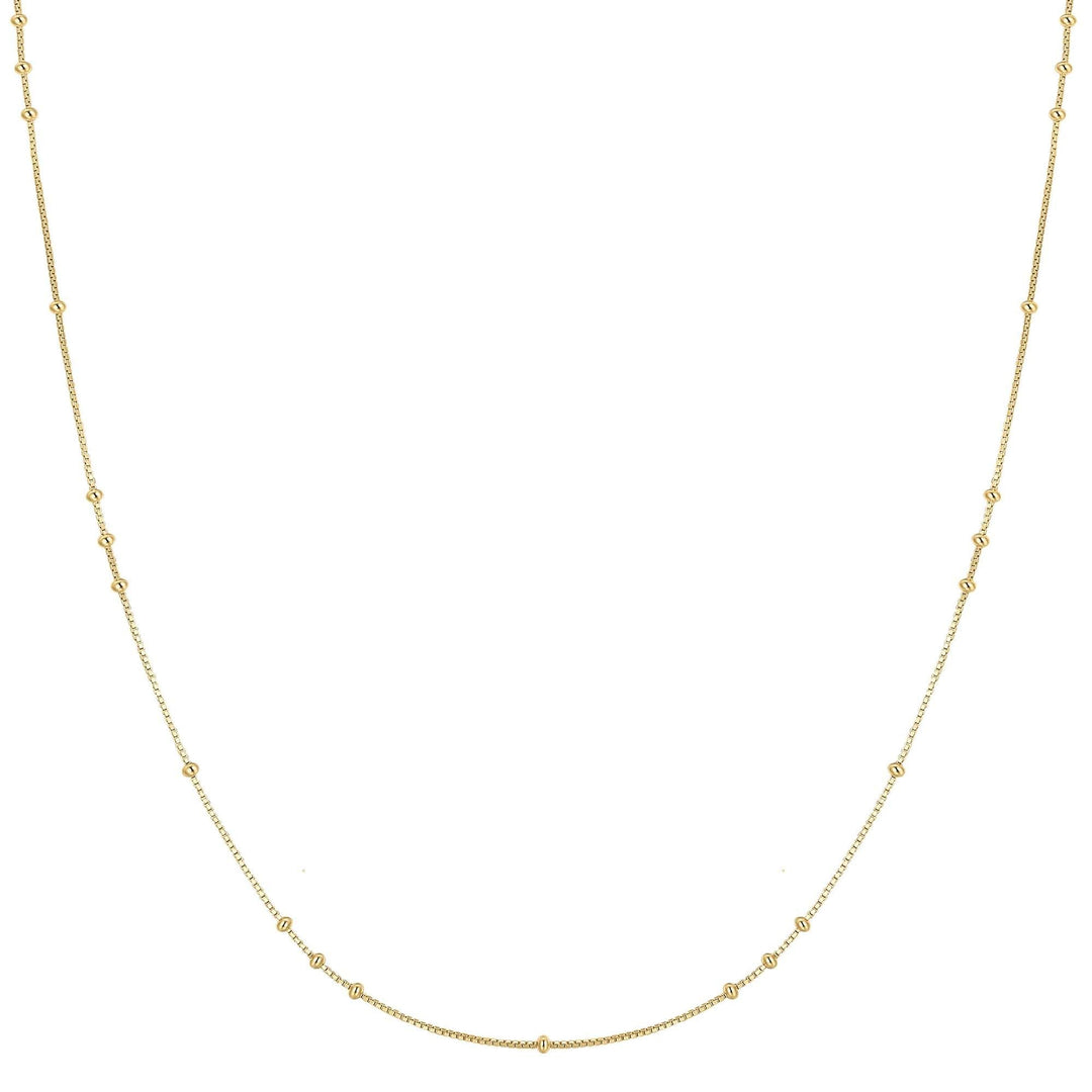 Ania Haie Gold Mini Bead Station Necklace