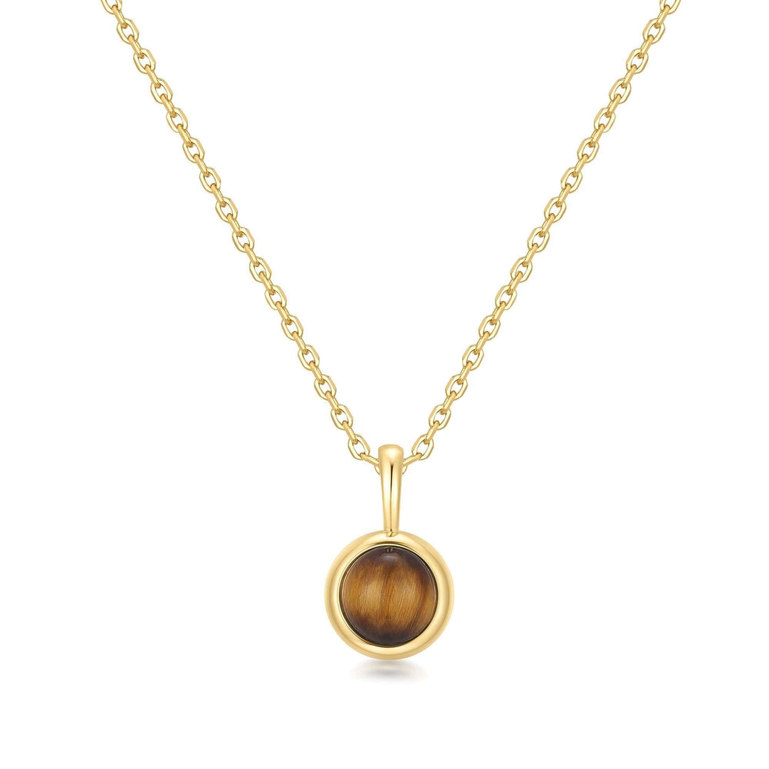 Ania Haie Gold Tiger Eye Pendant Necklace