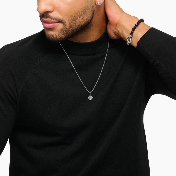 THOMAS SABO Midnight Rose Pendant Small