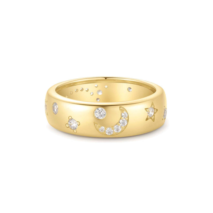 Ania Haie Gold Celestial Chunky Ring