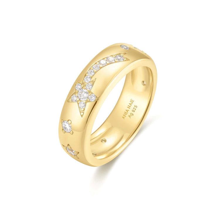 Ania Haie Gold Celestial Chunky Ring
