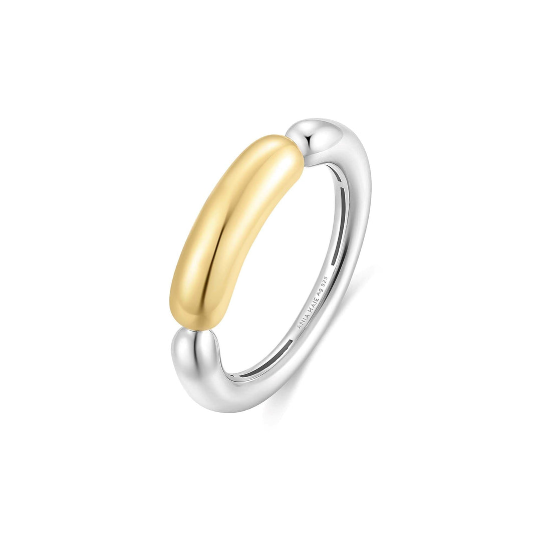 Ania Haie Two-Tone Segmented Puffy Ring