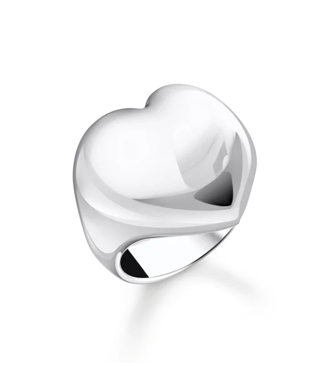 Thomas Sabo Ring heart-shaped silver