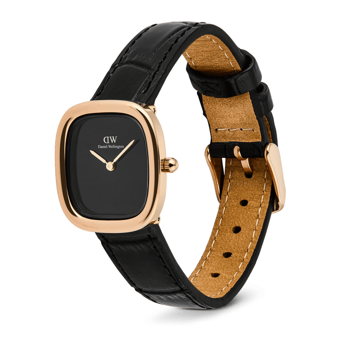 Daniel Wellington Margot Reading Onyx Ceramic Rose Gold