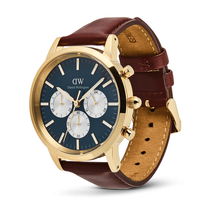 Daniel Wellington Iconic Chronograph St Mawes Arctic Panda Gold
