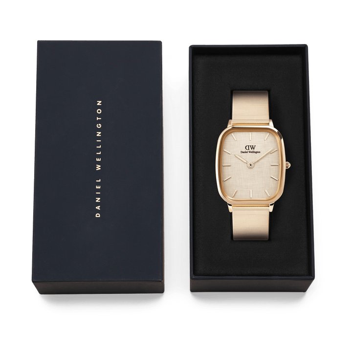 Daniel Wellington Marlon Wire Linen Rose Gold Watch
