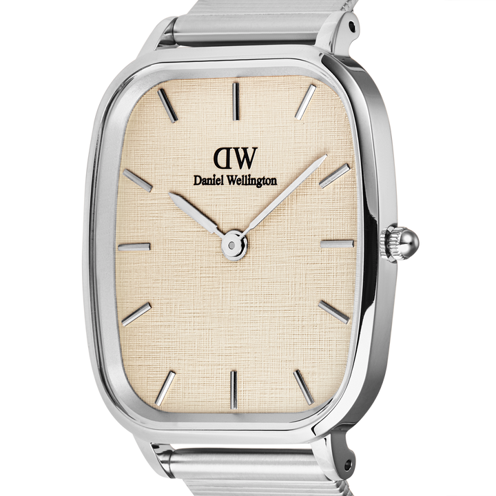 Daniel Wellington Marlon Wire Linen Silver Watch