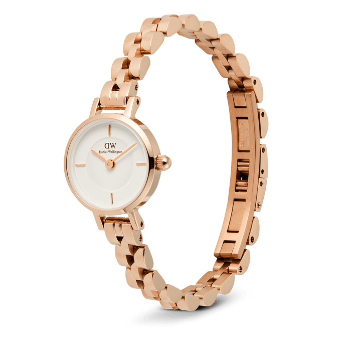 Daniel Wellington Petite Mini Arch 3-link White Rose Gold