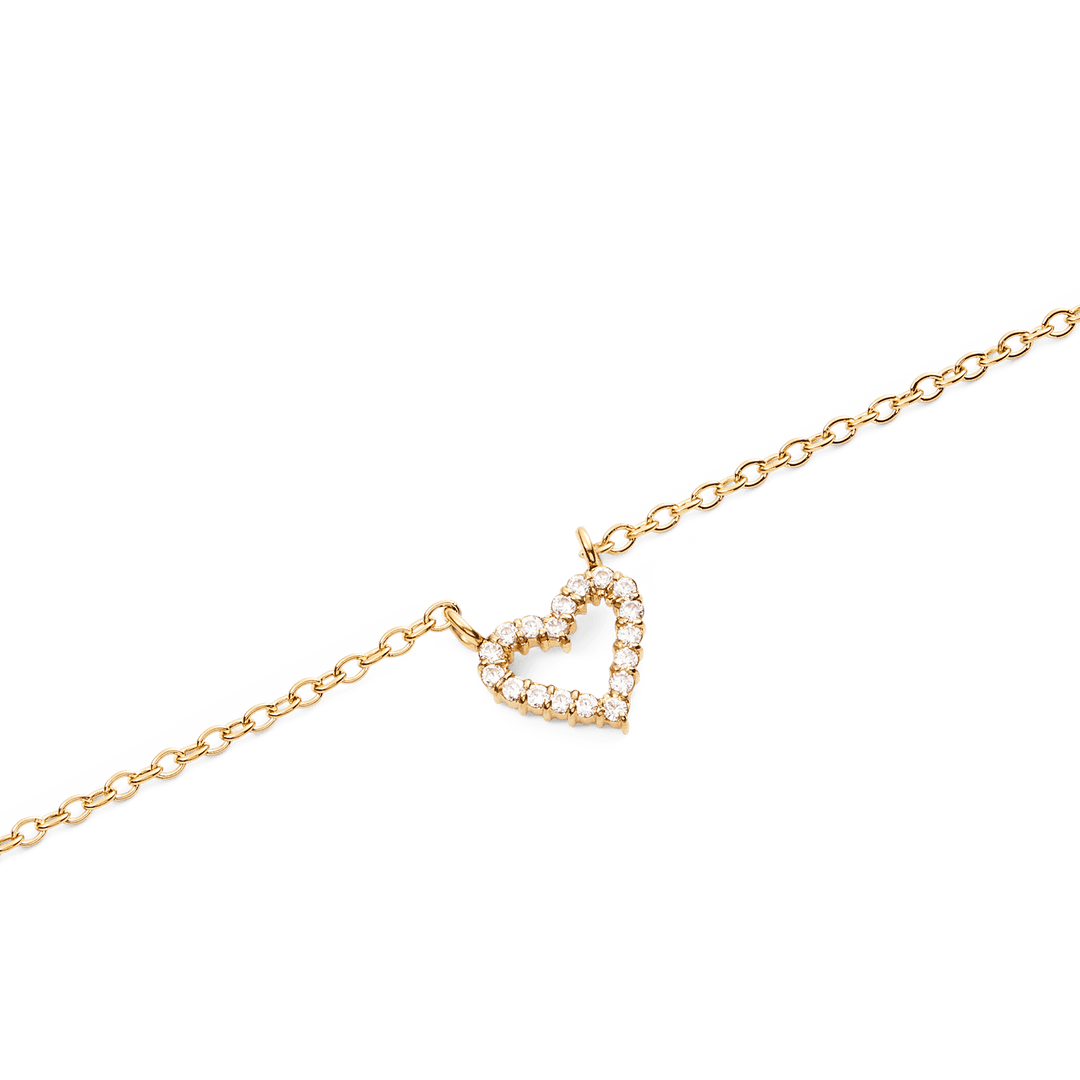 Daniel Wellington Mirelle Heart Necklace Gold