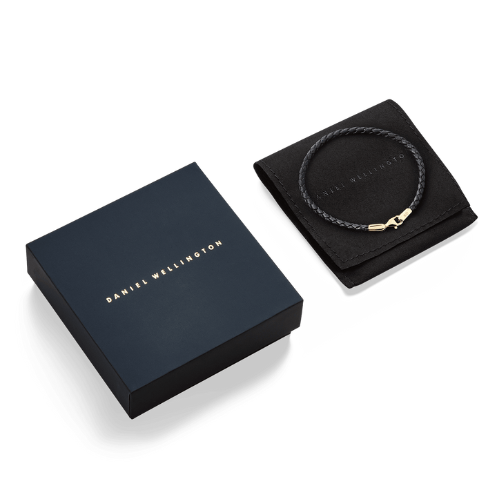 Daniel Wellington Daniel  Braided Leather Bracelet Sheffield 2.8 Gold