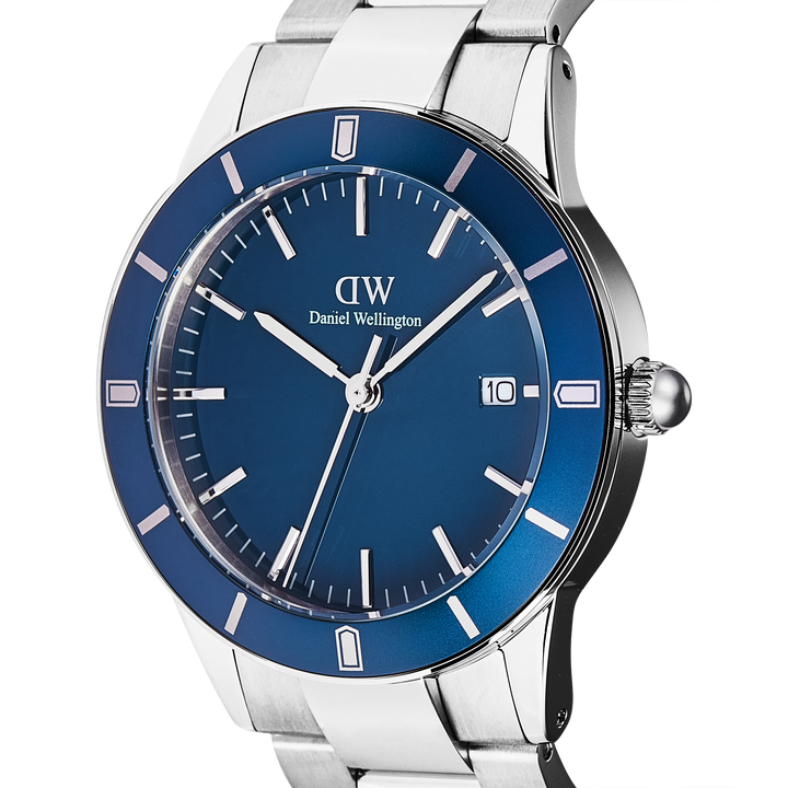 Daniel Wellington Iconic Paradigma Link Blue Enamel Watch
