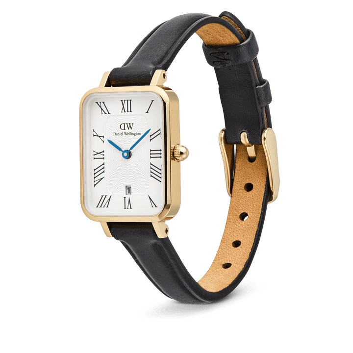 Daniel Wellington Quadro Roman Numerals Date Sheffield Gold