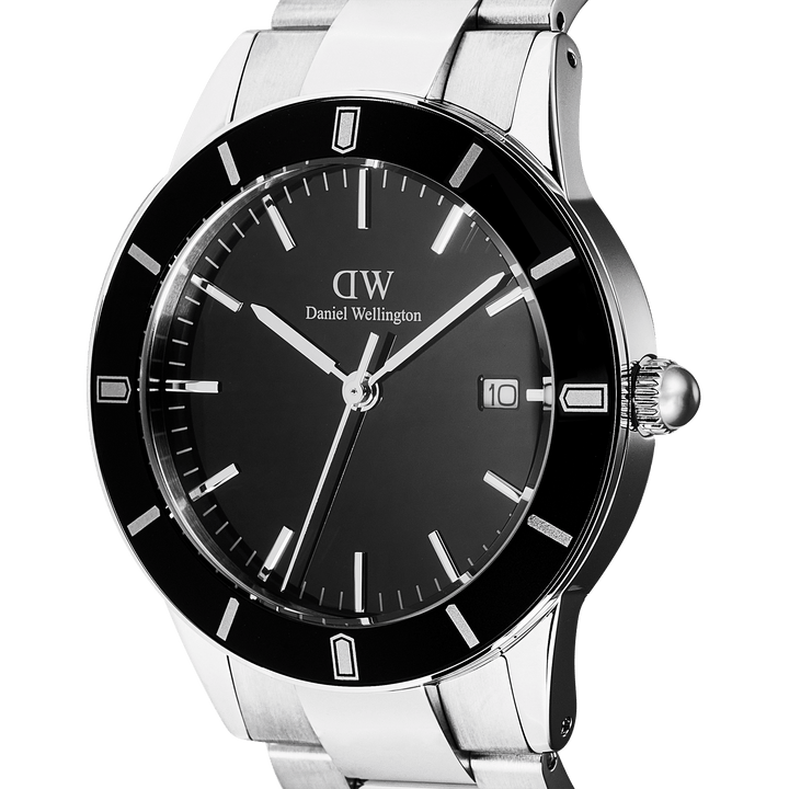 Daniel Wellington Iconic Paradigma Link Black Enamel Watch