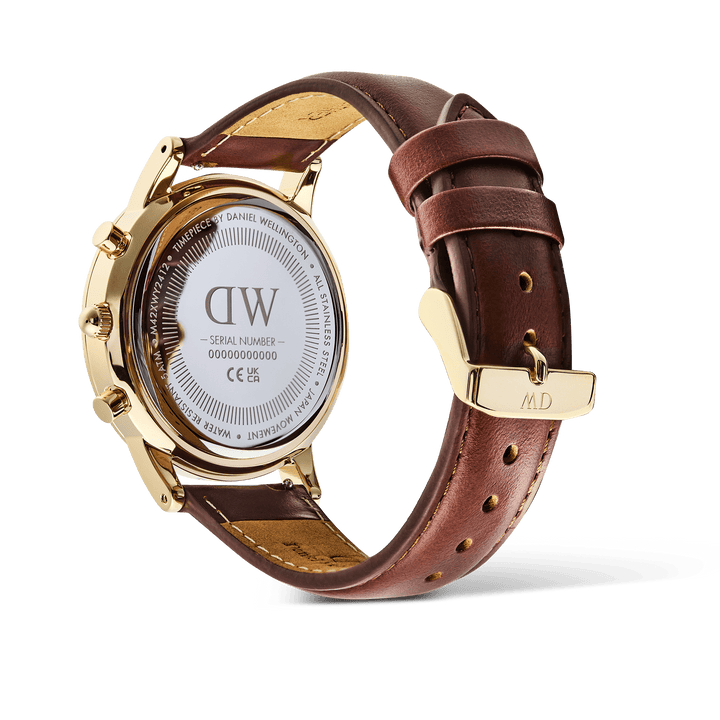 Daniel Wellington Iconic Chronograph  St Mawes Emerald Panda Gold