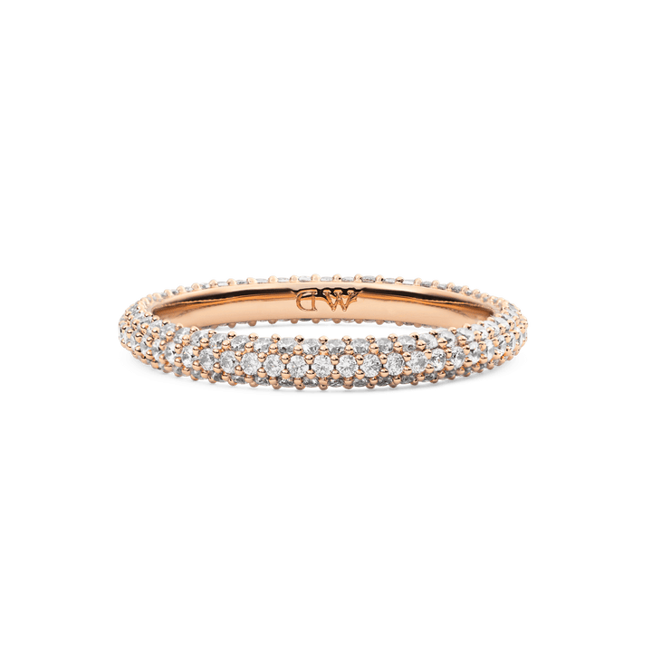 Daniel Wellington Pave Ring Rose Gold 3 mm