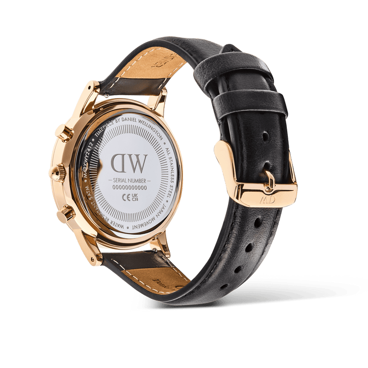 Daniel Wellington Iconic Chronograph Sheffield Arctic Panda Rose Gold